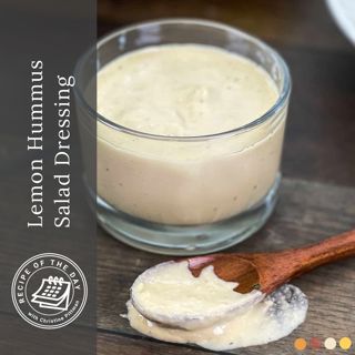 Lemon Hummus Salad Dressing