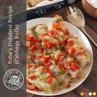 Baba's Holubtsi Recipe (Cabbage Rolls)