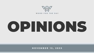 OPINIONS