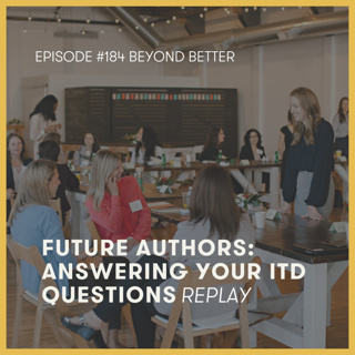 184. Solo: Future authors, answering your ITD questions (replay)