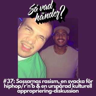 #37: Sossarnas rasism, en svacka för hiphop/r’n’b & en urspårad kulturell appropriering-diskussion feat. Hasan Ramic