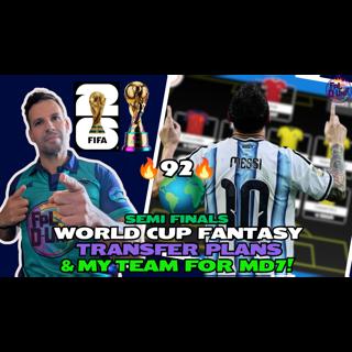 NO. 92 IN THE WORLD! 🌍 | MESSI IN? SEMI FINAL WORLD CUP FANTASY TRANSFER PLANS🔥🎉✅ | WC FANTASY 2026