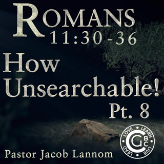 Romans 11: 30-36, How Unsearchable! Pt. 8 | Romans Chapter 11