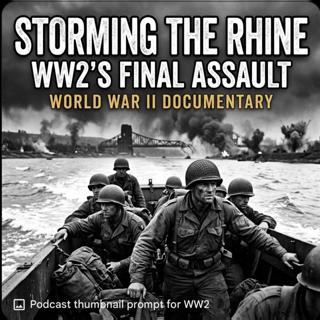 🎙️ Storming the Rhine: WW2’s Final Assault | World War II Documentary. Please like, share , follow and comment. Thank you.