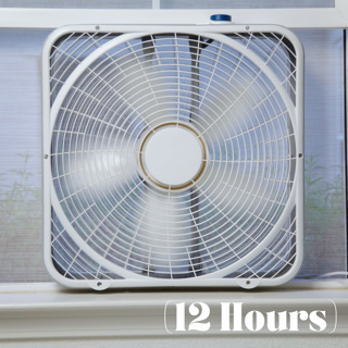 Box Fan on High Setting | Sleep Sound (12 Hours)