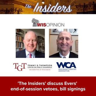 'The Insiders' discuss Evers' end-of-session vetoes, bill signings