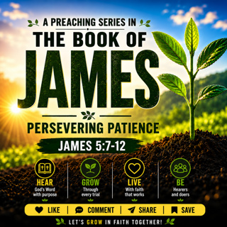 Persevering Patience | James 5:7-12 | Christian Bible Study