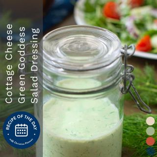 Cottage Cheese Green Goddess Salad Dressing