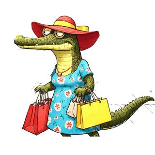 The Best Dressed Crocodile