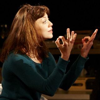 Susannah Flood talks about playing Sylvia in Nina Raine's Tribes in New York
