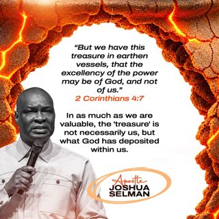 EARTHEN VESSELS [HOW TO RECEIVE THE MINISTRY OF MEN] 2 COR. 4;7