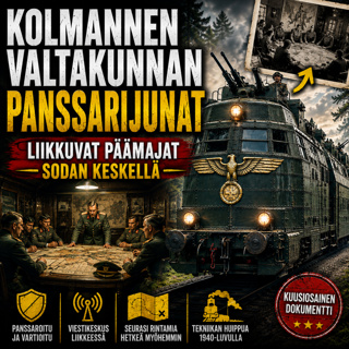 Kolmannen valtakunnan panssarijunat – Liikkuvat päämajat sodan keskellä | Toisen maailmansodan salainen logistiikka