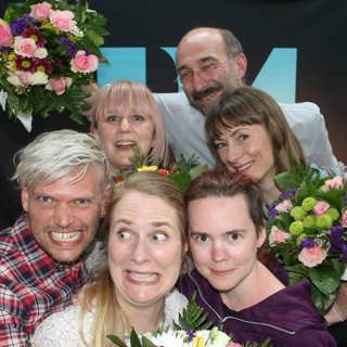 Hanna Fahl, Henrik Torehammar, Lisa Bergström och Måns Hirschfeldt!