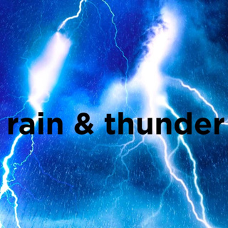 Rain & Thunder Sounds With Black Screen to Sleep, Study or Relax (2 Hours, Loopable)