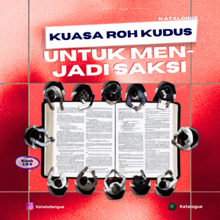 Kuasa Roh Kudus Untuk Menjadi Saksi
