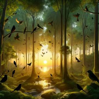 😴🍂🎵 BIRD SONGS and MUSIC for Ultimate Relaxation and QUALITY SLEEP
