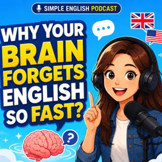 Why Your Brain Forgets English So Fast (And How to Fix It) | English Podcast 🎧