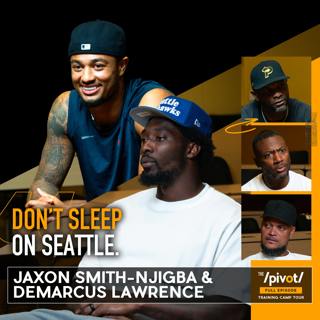 Jaxon Smith-Njigba & Demarcus Lawrence aim to lift Seahawks back to playoffs, talking Sam Darnold’s leadership, Cooper Kupp’s impact, elite defense, Micah Parsons’ contract, and compare Ohio State vs LSU wide receiver talent in depth. 