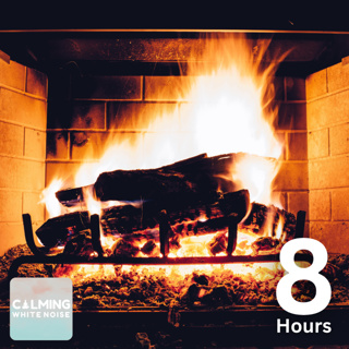 Cozy Fireplace Ambience (8 Hours ) | Natural & Relaxing Study Music