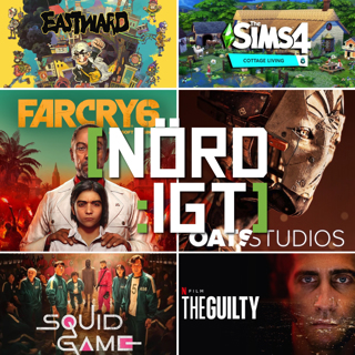 343. Den om Eastward, Farcry 6, Squid Games, The Guilty, Oats Studios och The Sims 4: Cottage Living