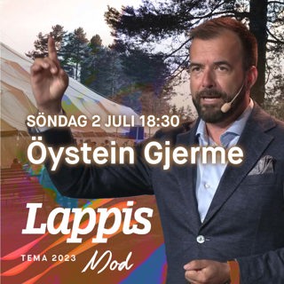 Kvällsmöte med Øystein Gjerme den 2 juli 2023