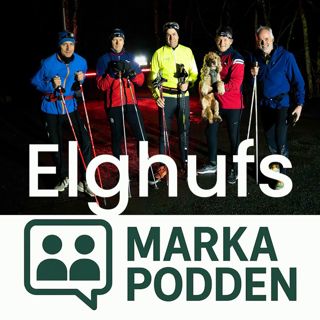 Markapodden: Elghufs opp Tveiterbakken i Asker