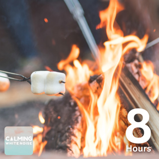 Afternoon Campfire (8 Hours) | Calming White Noise for Studying and Focus