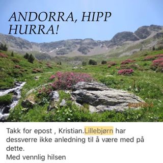 Det er det flotteste jeg har sett, Andorra hipp hurra!