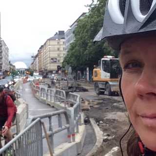 Cyklisterna demonstrerar, cyklisterna har fått nog...