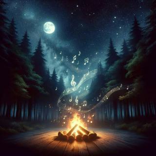 😴🔥🎵 Improved SLEEP with Soft MUSIC and the Sound of a CAMPFIRE