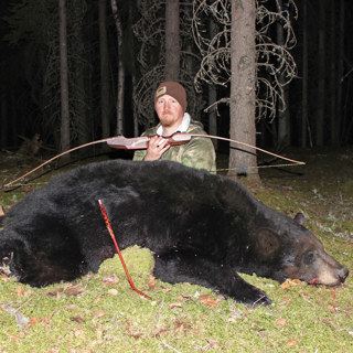 Deep-country bear skinning, caping, and hide and meat care