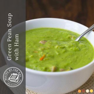 Green Pea Soup with Ham