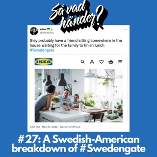 #27: A Swedish-American breakdown of #Swedengate