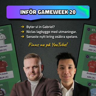 28. Gabriel 🔥 | Inför Gameweek 20 | Fantasy Premier League 25/26