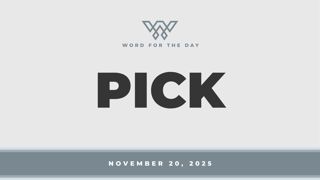 PICK