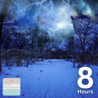 Winter Thunderstorm Sounds (8 Hours) | Hail, Rain and Non-Stop Thunder Sounds
