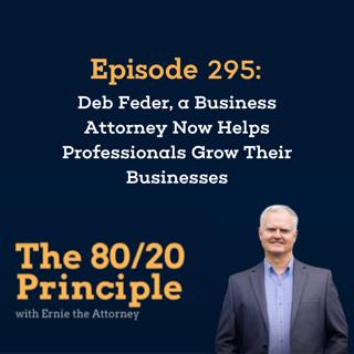 295: Deb Feder, a Business Attorney Now Helps Professionals Grow Their Businesses