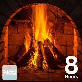 Fall Asleep with Relaxing Fireplace Crackling Sounds (8 Hours) | Winter Ambience in a Cozy Cabin