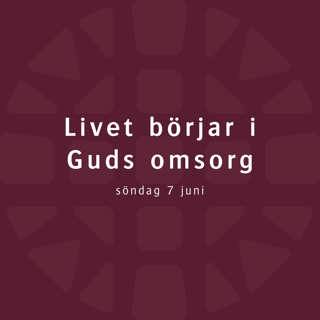 Livet börjar i Guds omsorg – Robert Eriksson