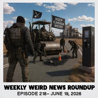 KEEP CANADA WEIRD - 218 - 2026/06/19 - crossbows, pervy parking, Fort McMurray's potholes, and good news!