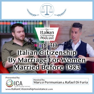 Italian Citizenship by Marriage For Women Married Before 1983
