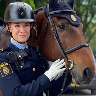 Polisryttare Kajsa