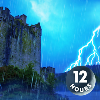 Thunder and Rain Sounds for Sleeping I Storm White Noise 12 Hours
