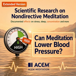 14. Can Meditation Lower Blood Pressure?  (e)