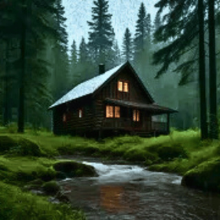 🌧 Forest Cabin in Heavy Rain | Calming Rain Sounds for Restful Sleep