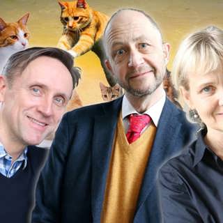 Djur är inte möbler! Per Naroskin, Gabriella Ahlström och Göran Everdahl i Spanarna