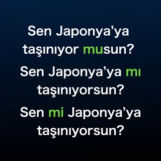 Position of the Interrogation Particle in YES NO Questions in Turkish
