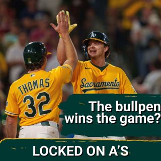 FEELIN’ GOOD: A’s bullpen STEALS the show, Kurtz, Thomas, and Soderstrom seal extra innings win