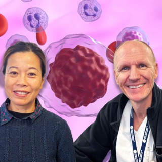 Lett å diagnostisere - vanskelig å behandle: Hoa Tran (Ahus) og Eivind Galteland (OUS) diskuterer blodkreft-sykdommen myelofibrose