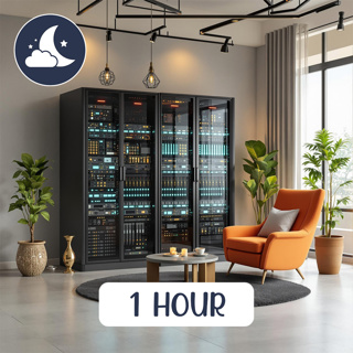 Server Room White Noise | 1 Hour of Data Center Ambience for Sleep, Focus or Relaxation